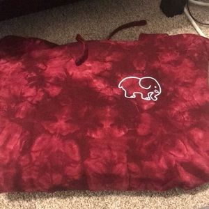 Maroon beautiful ivory Ella Hoodie